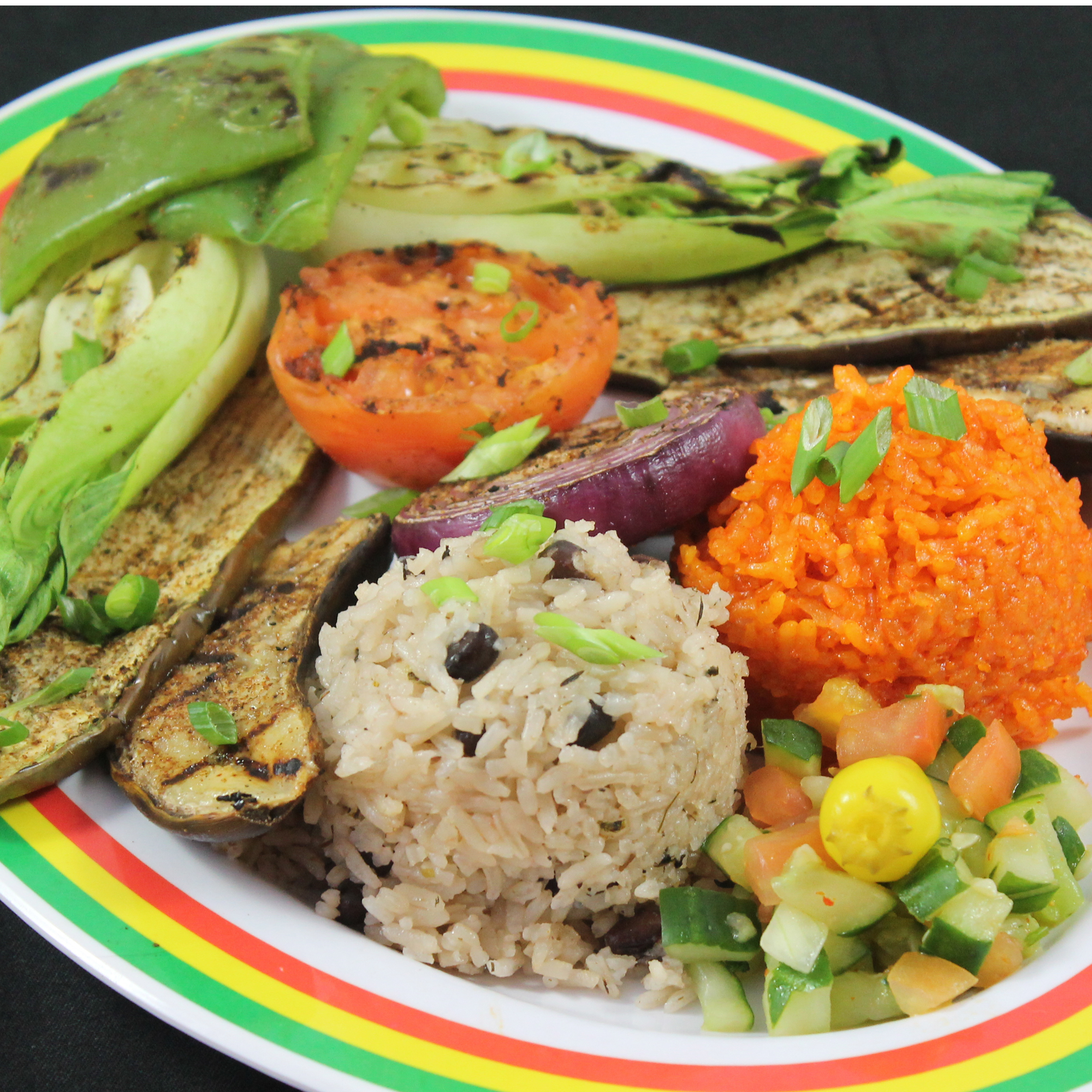 Grilled &ldquo;Jerk&rdquo; Seasoned Vegetables